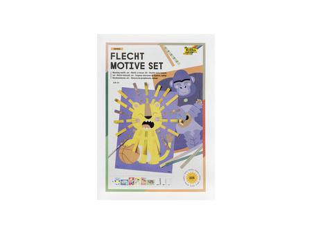 folia Motifs à tresser Animaux de la forêt, 225 pièces