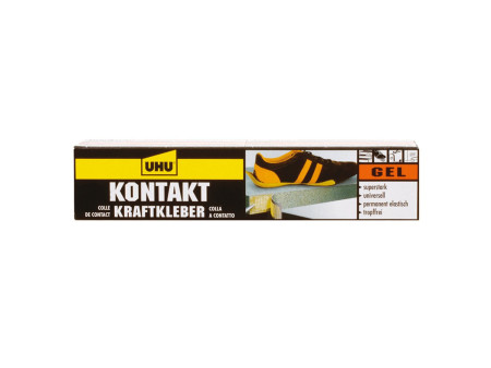 UHU Colle de contact forte, Gel, avec du solvant, 120 g