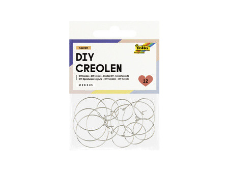 folia Créole DIY, taille assortie, or