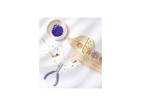 folia Kit de fermoirs pour bijoux, 70 pièces, or