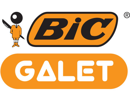 BIC Gomme en caoutchouc Galet, blanc, oval