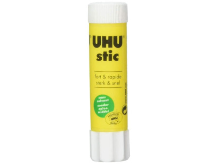 UHU Bâton de colle stic, sans solvants, 8,2 g, avec capuchon