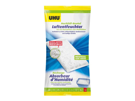 UHU Déshumidificateur, sachet de recharge, 1.000 g