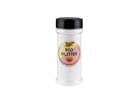 folia Paillettes Bio Glitter, 100 g, argent