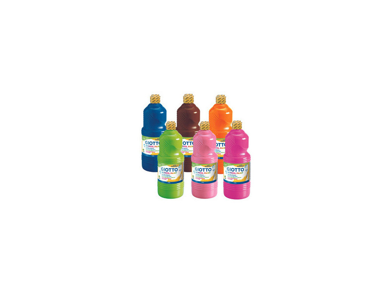 GIOTTO Gouache SCHOOL PAINT, 1.000 ml, assorti