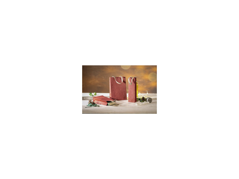 sigel Sac cadeau pour bouteille 'Red Coco', rouge