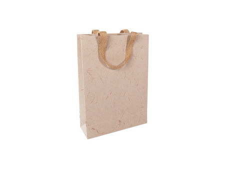 sigel Sac cadeau 'Natural Red Coco', grand, beige/rouge