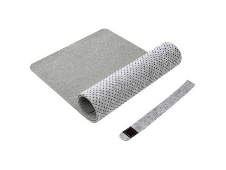 sigel Sous-main, enroulable, 800 x 300 mm, gris foncé