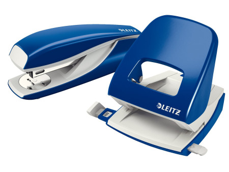 LEITZ Perforateur Nexxt 5008, capacité: 30 feuilles, bleu