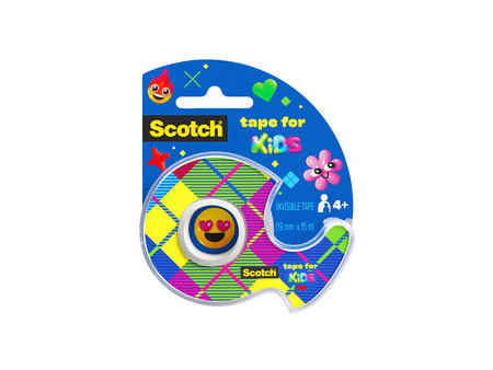Scotch Ruban adhésif Kids, 19 mm x 15 m, invisible, mat