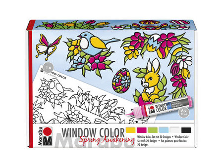 Marabu Set Window Color Fun and Fancy 'Spring Awakening'