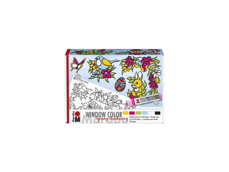 Marabu Set Window Color Fun and Fancy 'Spring Awakening'