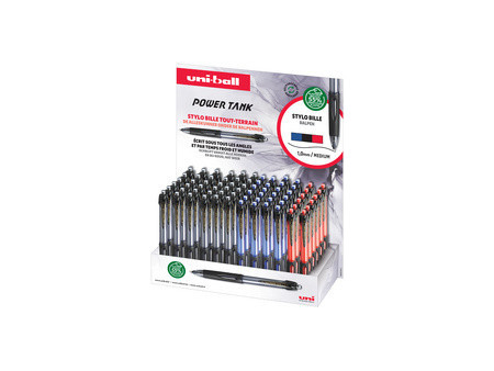 uni-ball Stylo bille POWER TANK SN220, présentoir de 72