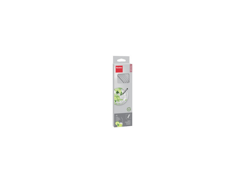 metaltex Paille, inox, longueur: 215 mm, coudé