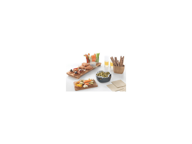 metaltex Bol 2 en 1, PP, blanc/gris