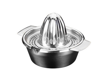 metaltex Presse-agrumes, inox, 2 pièces, argent