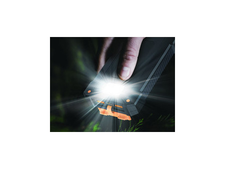LogiLink Powerbank solaire, 10.000 mAh, 20 W, noir/orange