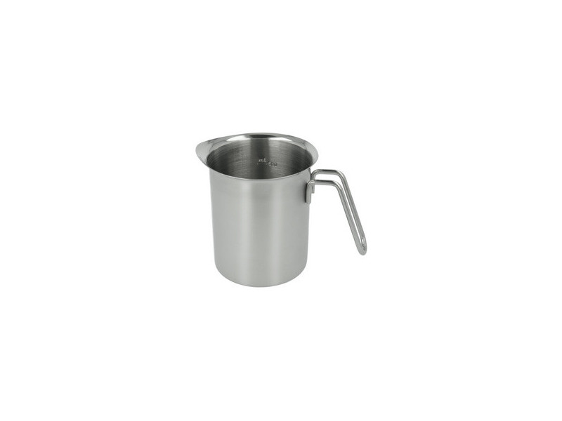 metaltex Pichet à lait, avec graduation, 0,7 litre, inox