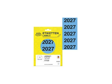 AVERY Zweckform Étiquette pour classeur '2026', 60 x 26 mm