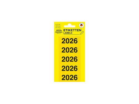 AVERY Zweckform Étiquette pour classeur '2026', 60 x 26 mm