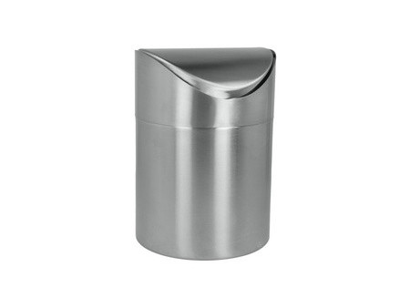 metaltex Poubelle de table, 1,5 litre, en inox
