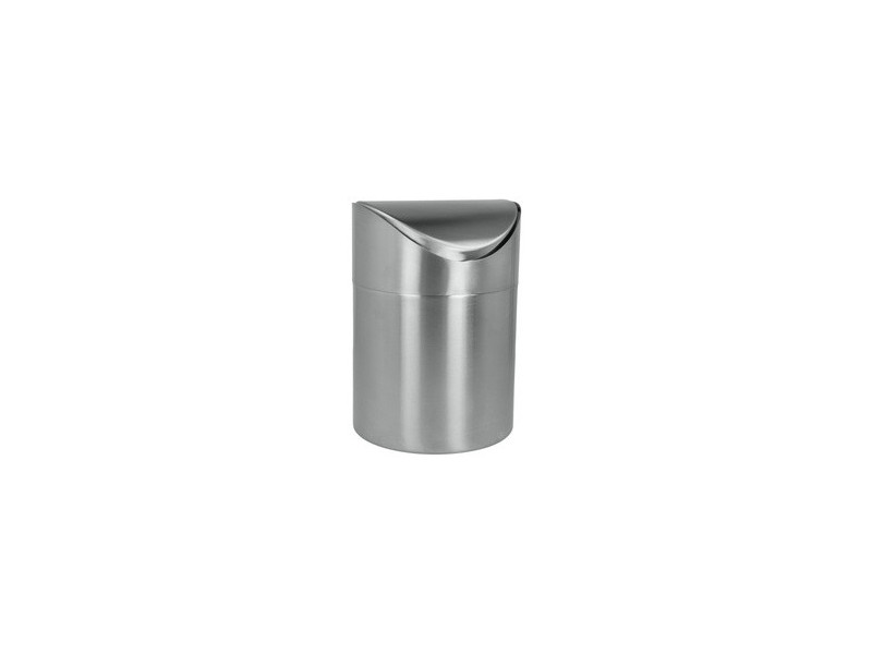 metaltex Poubelle de table, 1,5 litre, en inox