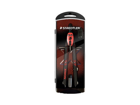 STAEDTLER Compas à réglage rapide NORIX 555, corail