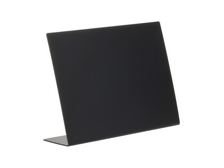 EUROPEL Ardoise de table, A4 paysage, set de 5, noir