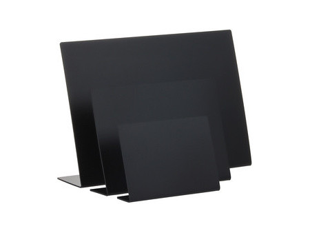 EUROPEL Ardoise de table, A4 paysage, set de 5, noir