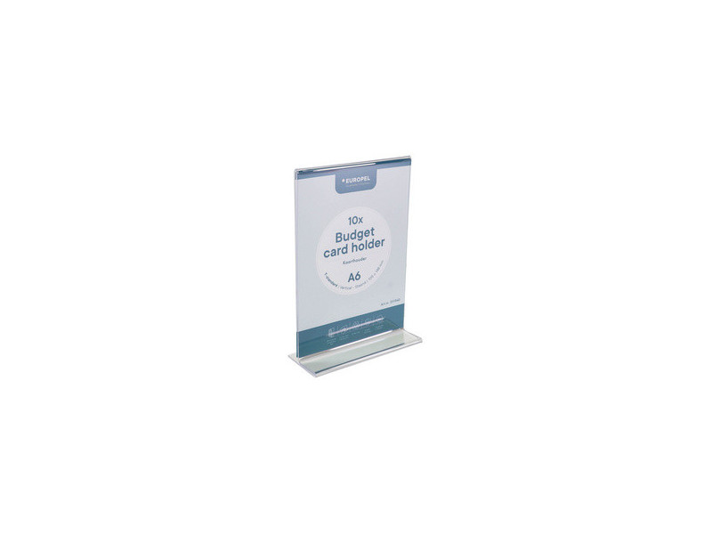 EUROPEL Porte-visuel Budget, A6 portrait, droit