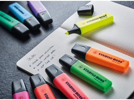 STABILO Surligneur 'BOSS ORIGINAL', étui en PET de 4