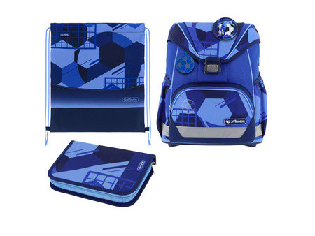 herlitz Cartable Ultralight Plus 'Blue Goal'