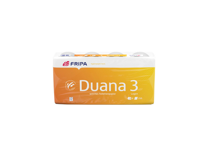 Fripa Papier toilette Duana, 3 couches, extra blanc