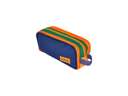 herlitz Trousse double Université Fluo, oak/kiwi