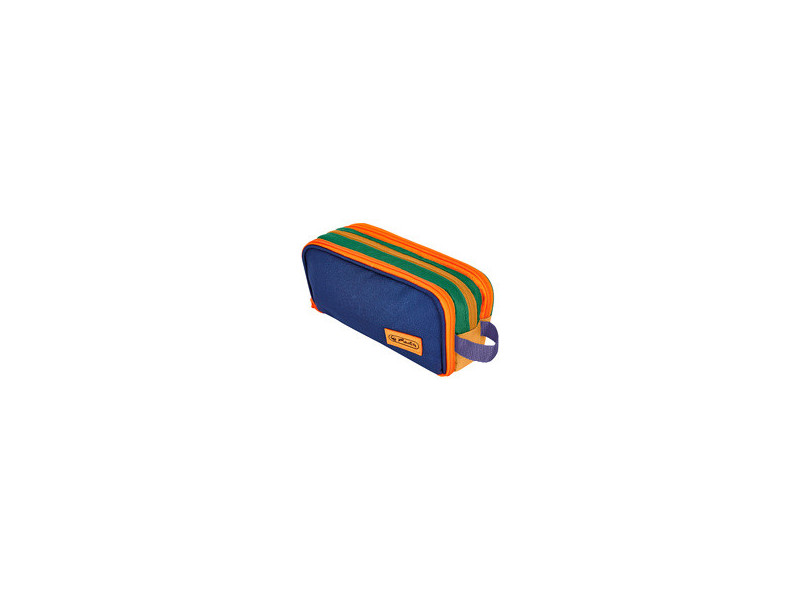 herlitz Trousse double Université Fluo, oak/kiwi