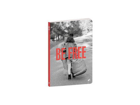 QUO VADIS Carnet de notes Words 'BE FREE', A5, uni