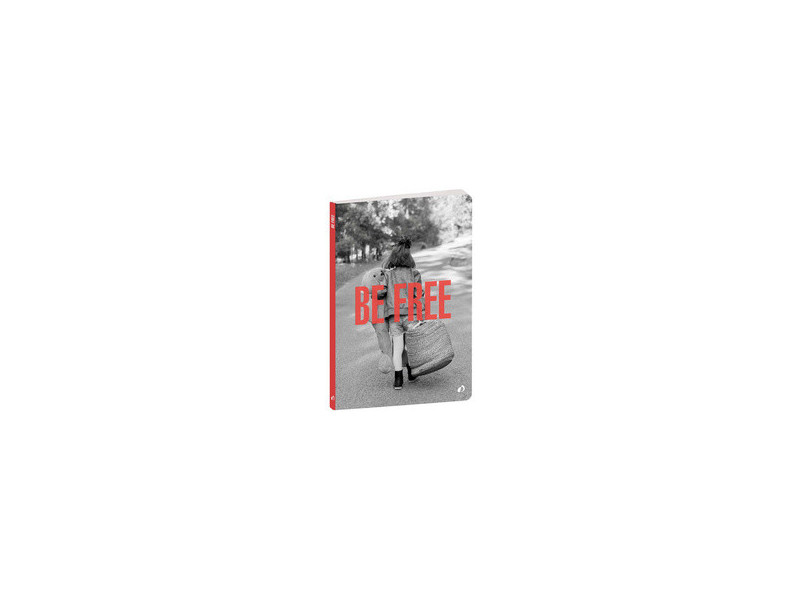 QUO VADIS Carnet de notes Words 'BE FREE', A5, uni
