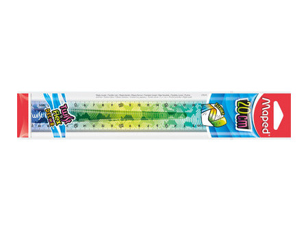 Maped Règle plate Twist'n Flex Animal, 200 mm, flexible