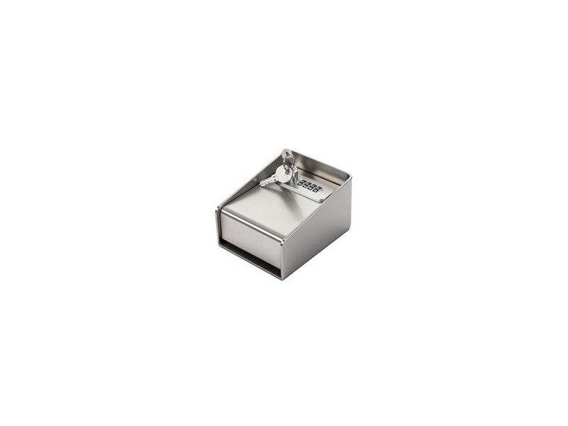 pavo Mini-coffre à clés inox, pour 1 trousseau, argent