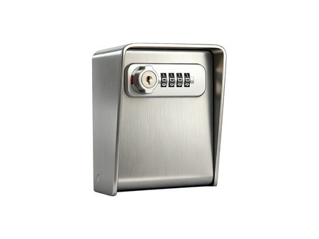 pavo Mini-coffre à clés inox, pour 1 trousseau, argent