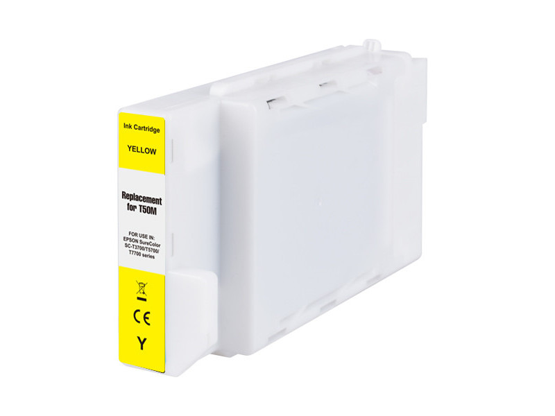 Cartouche compatible Epson T50M4 C13T50M400 - Jaune - 700ml