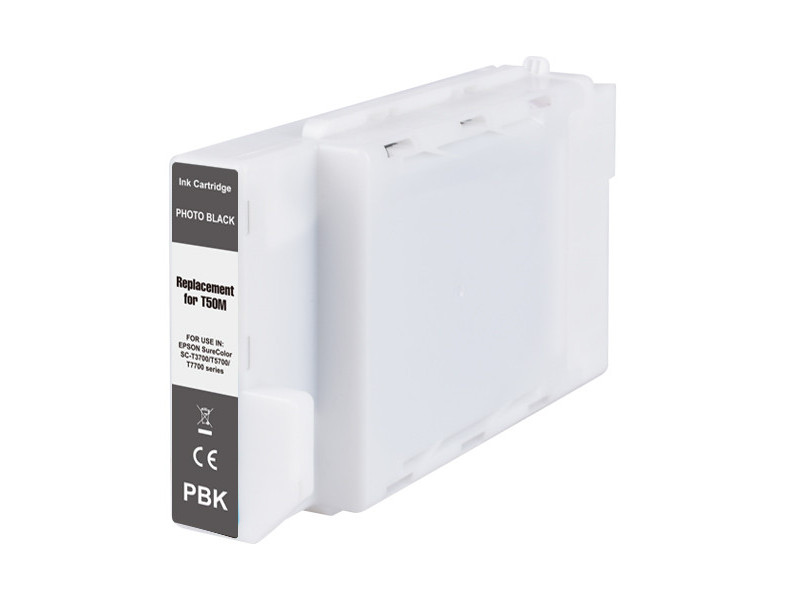 Cartouche compatible Epson T50M1 C13T50M100- Noir photo - 700ml