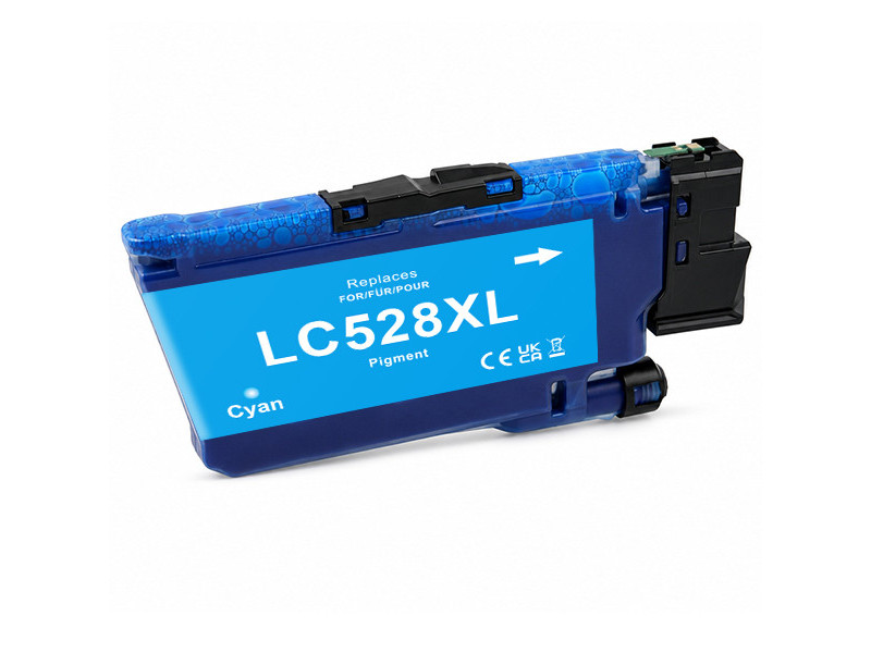 Cartouche compatible Brother LC528XLC - Cyan - 10.000 pages