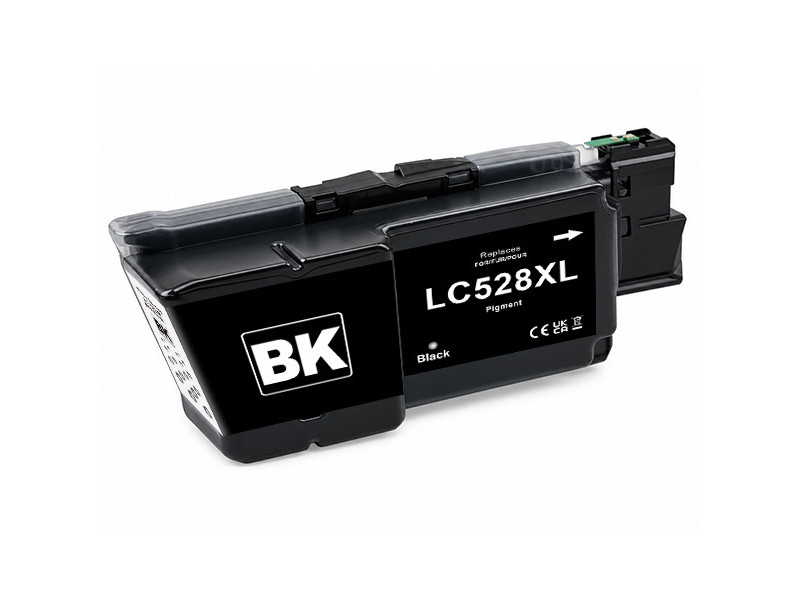 Cartouche compatible Brother LC528XLBK - Noir - 12.000 pages