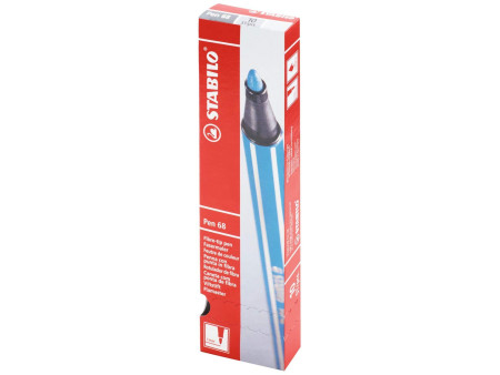 STABILO Stylo feutre Pen 68, rouge clair