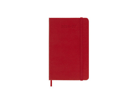 MOLESKINE Agenda de poche 2026/2027, 18 mois, P/A6, rouge