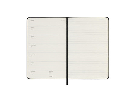 MOLESKINE Agenda de poche 2026/2027, 18 mois, P/A6, rouge