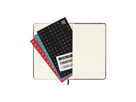 MOLESKINE Agenda de poche 2026/2027, 18 mois, P/A6, rouge