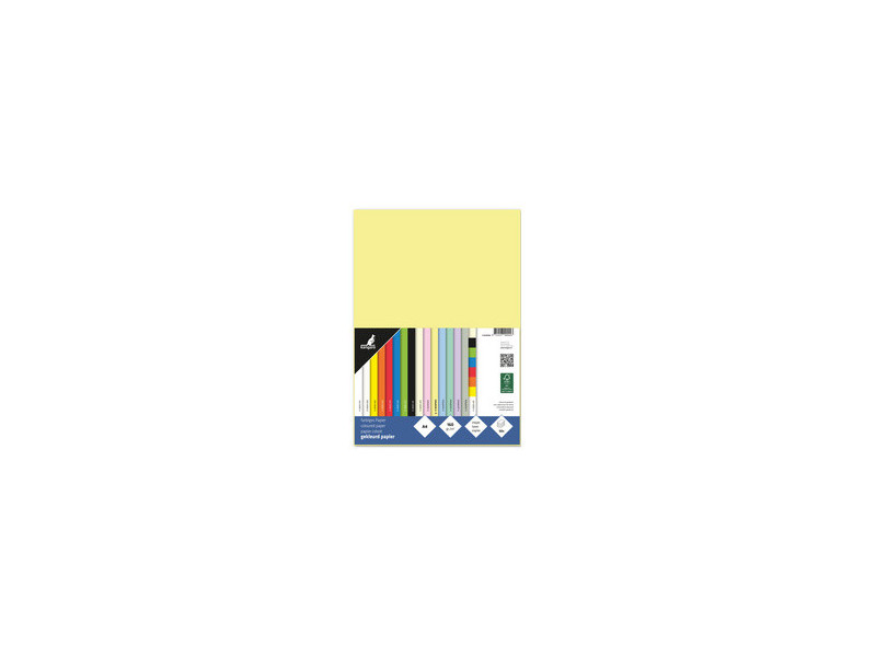 kangaro Papier multifonction, A4, 160 g/m2, jaune pastel