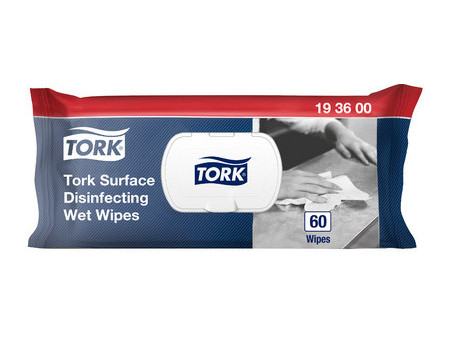 TORK Lingette désinfectante pour surfaces, 180 x 200 mm